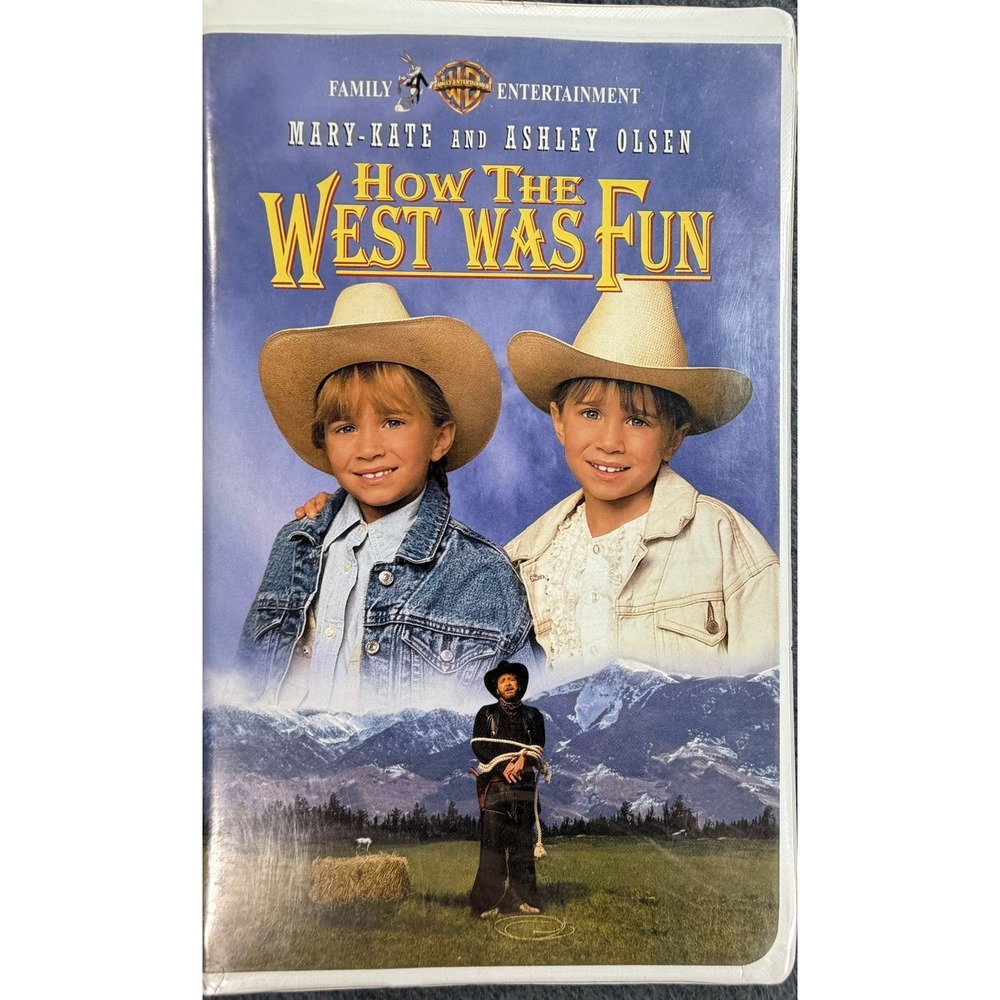 How The West Was Fun VHS Mary-Kate and Ashley Olsen Warner Bros Family Comedy